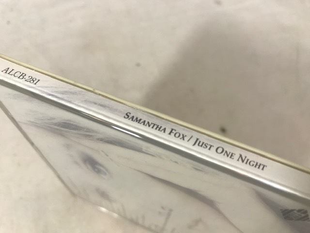 SAMANTHA FOX / JUST ONE NIGHT　CD　中古_画像3