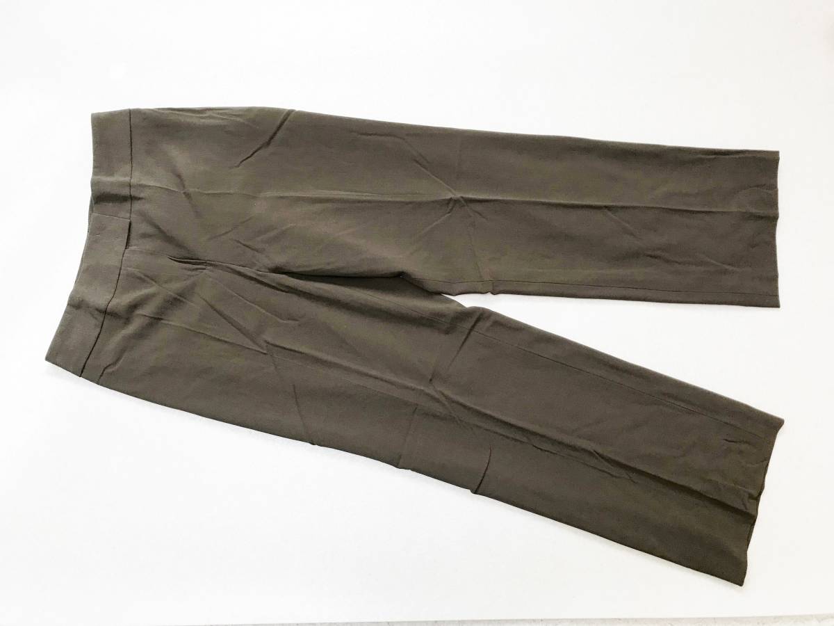 レディス38サイズ：エスカーダ【ESCADA】ウール混パンツ・裏地有り・ブラウン系ズボン