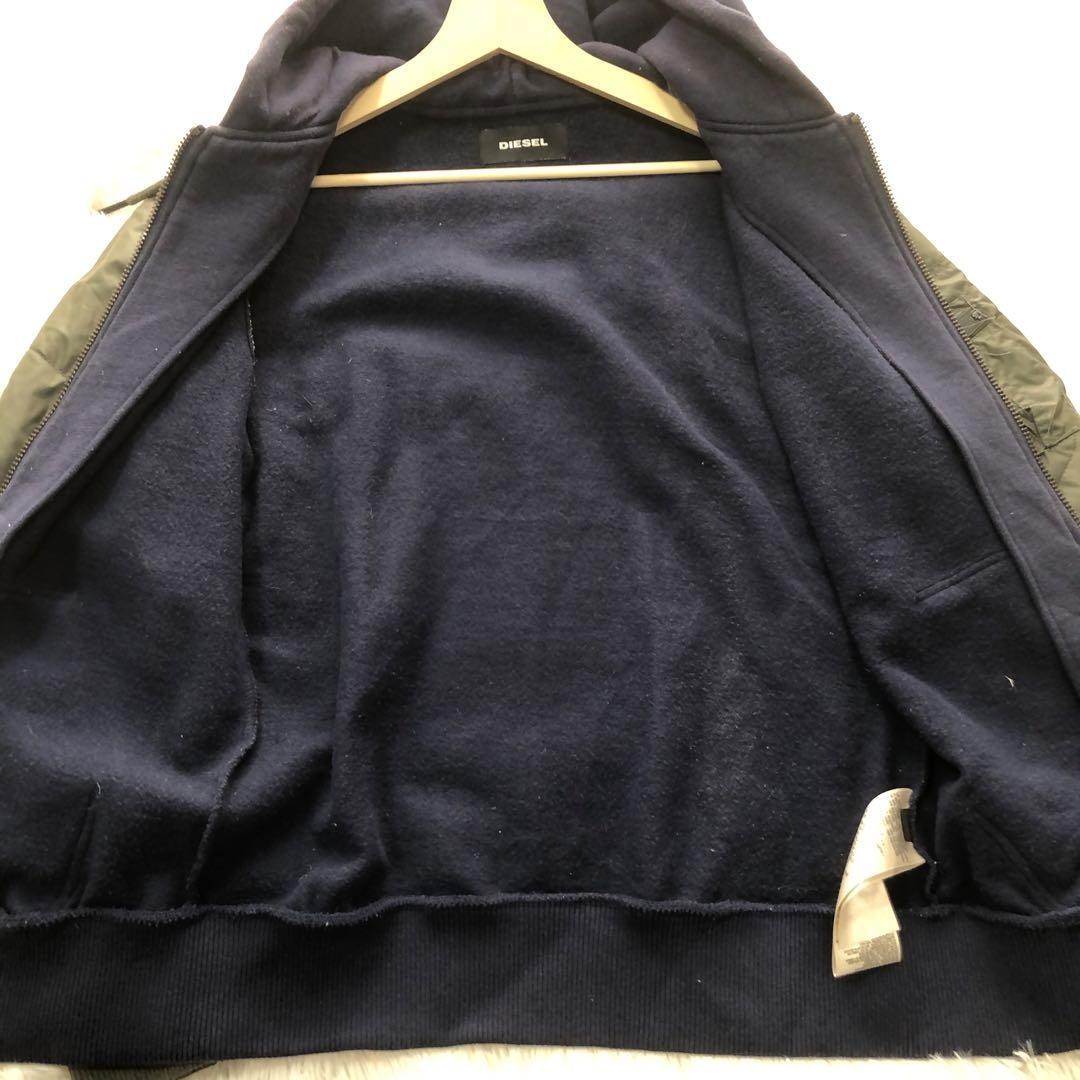 DIESEL ディーゼル パーカー ブルゾン MA-1風 切替 再構築 DIESEL ディーゼル パーカー ブルゾン MA-1風 切替 再構築