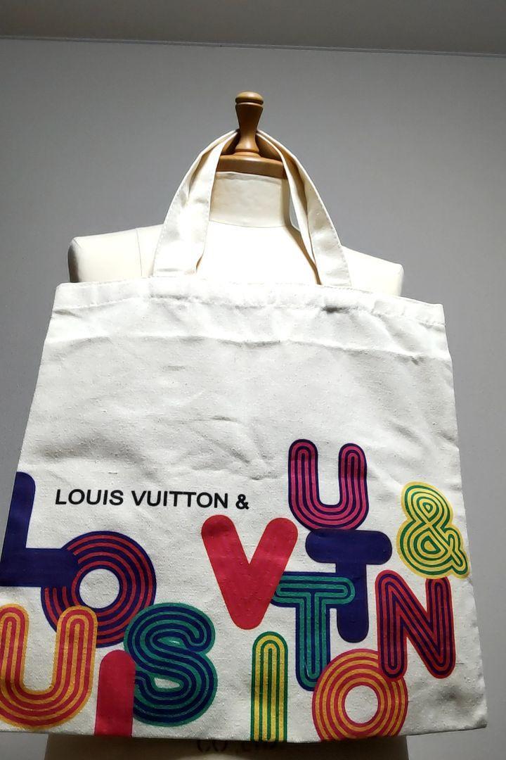 LOUIS VUITTON &本物ノベルティ トート エコバッグ @深展覧会 LOUIS VUITTON &本物ノベルティ トート エコバッグ @深展覧会