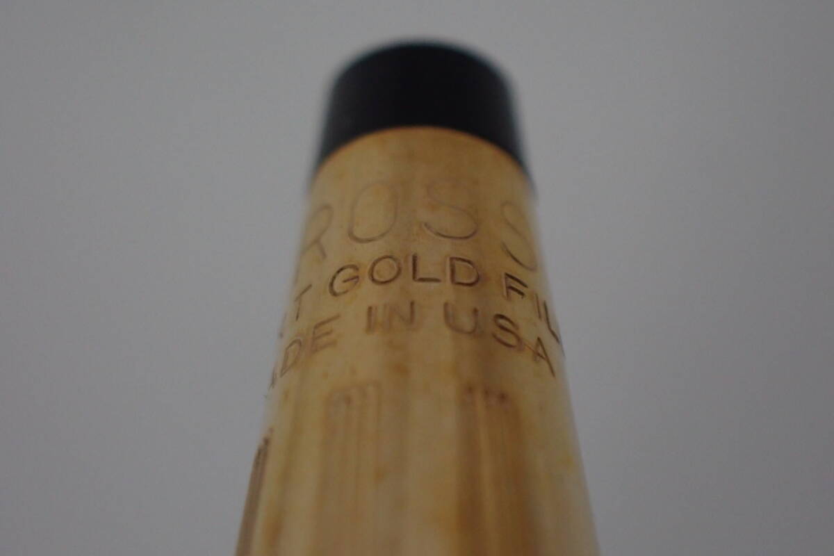 83569 CROSS 旧ロゴ 筆記体 クロス ボールペン 筆記確認済み 1/20 14KT GOLD FILLED ビンテージ ゴールドカラー クラッシックセンチュリーの画像7