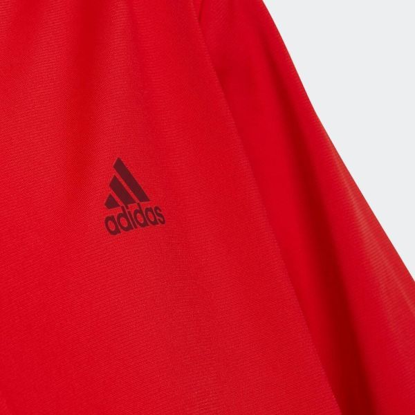  new goods * Adidas jersey top and bottom set 160 red black 