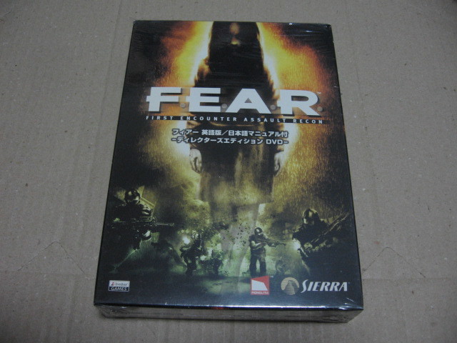[PC]win F.E.A.R.fia- английская версия / японский язык manual есть tirekta-z выпуск DVD Live дверь 
