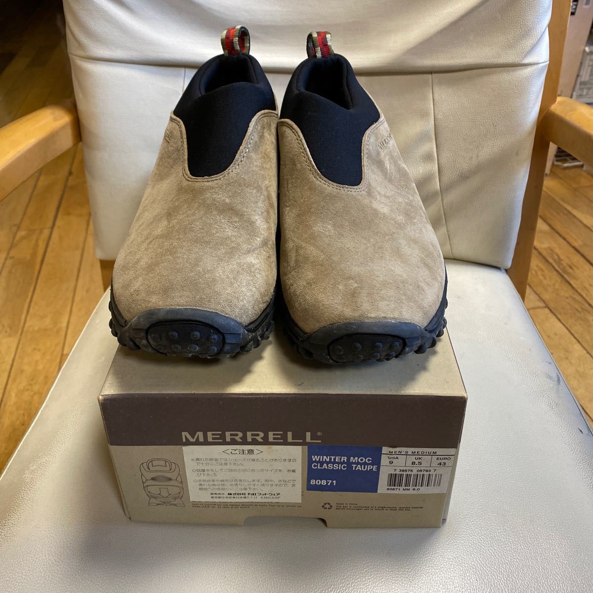 メレル　MERRELL WINTER MOC CLASSIC TAUPE NEN'S9_画像1