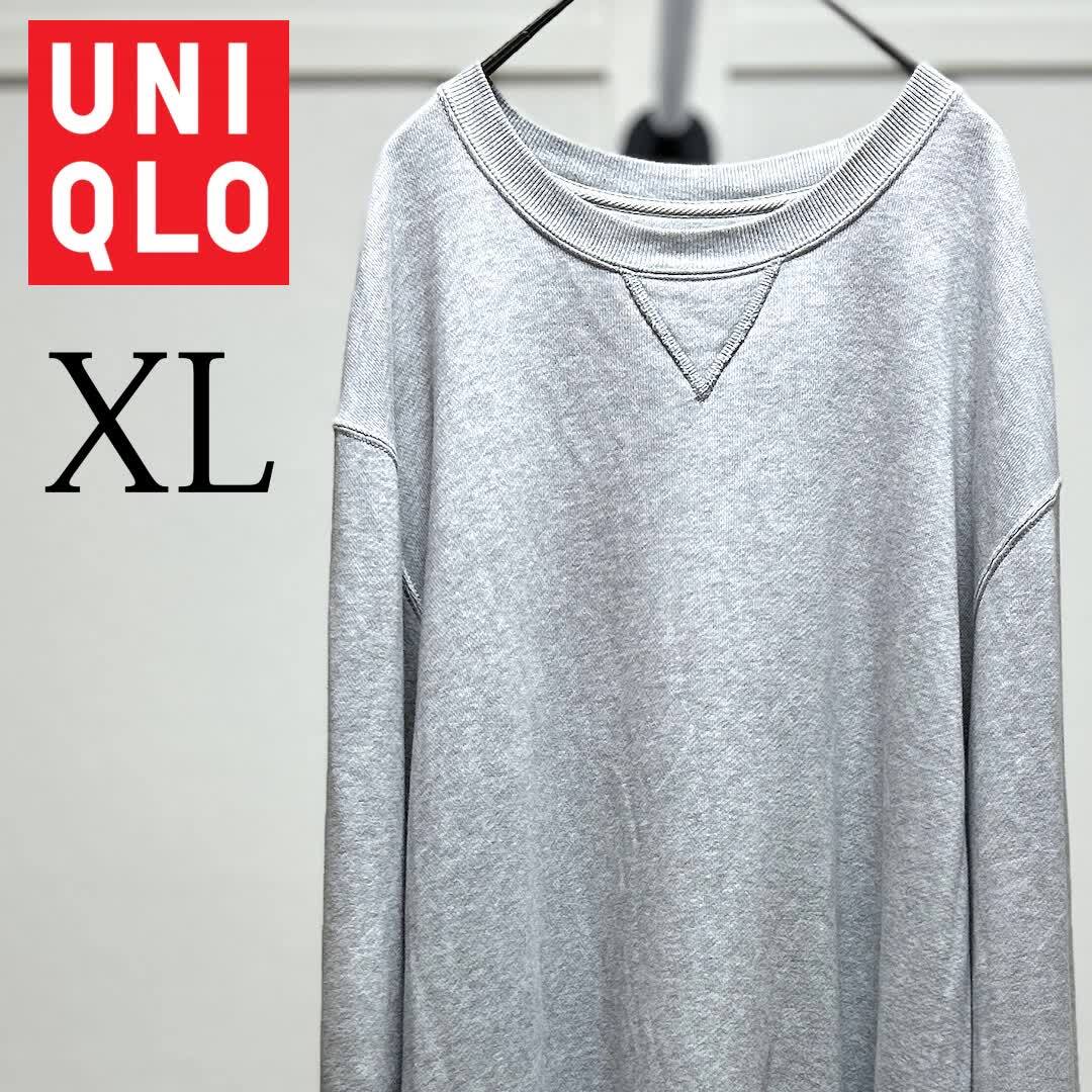 UNIQLOユニクロ/トレーナー/グレー/XL