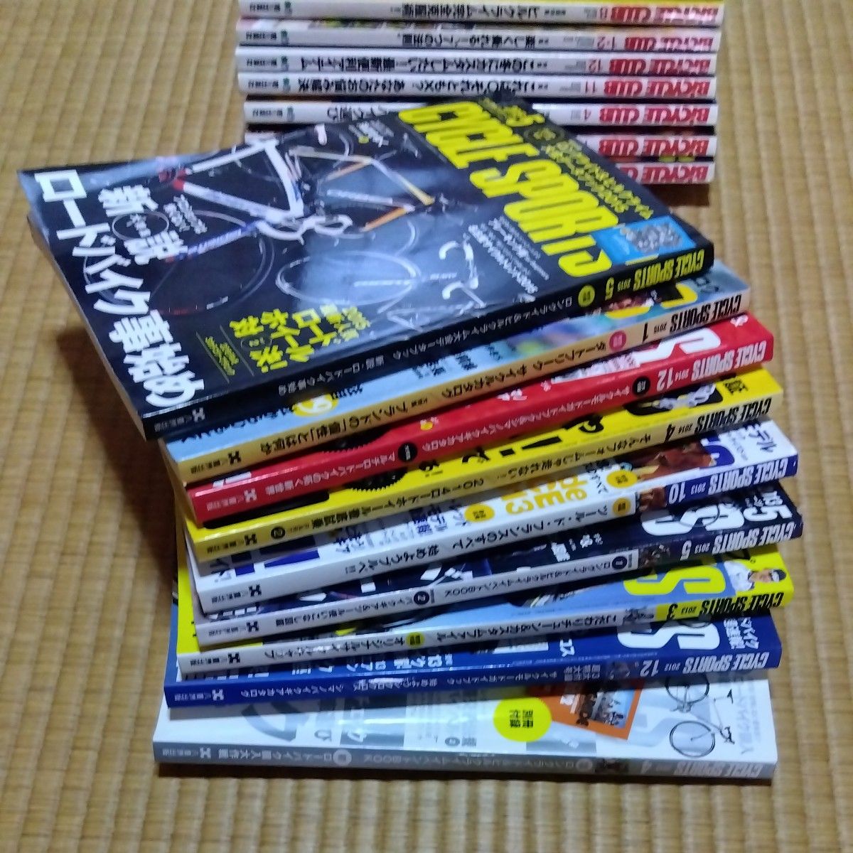 ロードバイク雑誌　サイクルスポーツ2012年4月-2015年5月号迄9冊　バイシクルクラブ2011年11月-2016年9月迄15冊