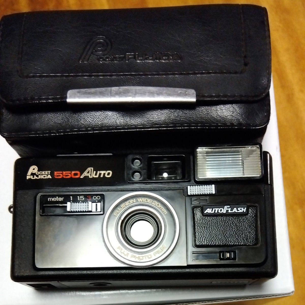 カメラ　ビンテージ　昭和レトロ　当時物　フジカラー コンパクトフィルムカメラ　POCKET FUJCA 550 AUTO　