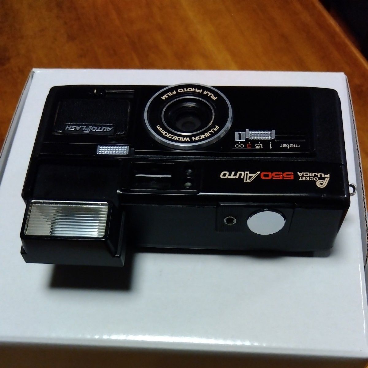 カメラ　ビンテージ　昭和レトロ　当時物　フジカラー コンパクトフィルムカメラ　POCKET FUJCA 550 AUTO　