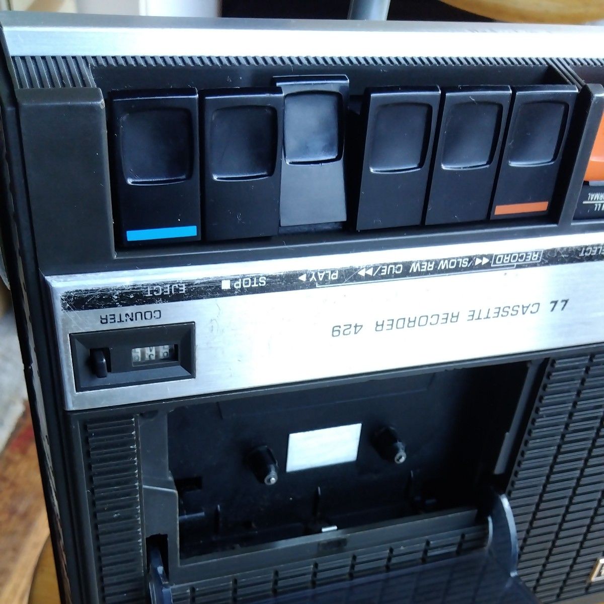 懐かしい ナショナルLLカセットレコーダー429 昭和レトロ 当時 懐かしい ナショナルLLカセットレコーダー429 昭和レトロ 当時