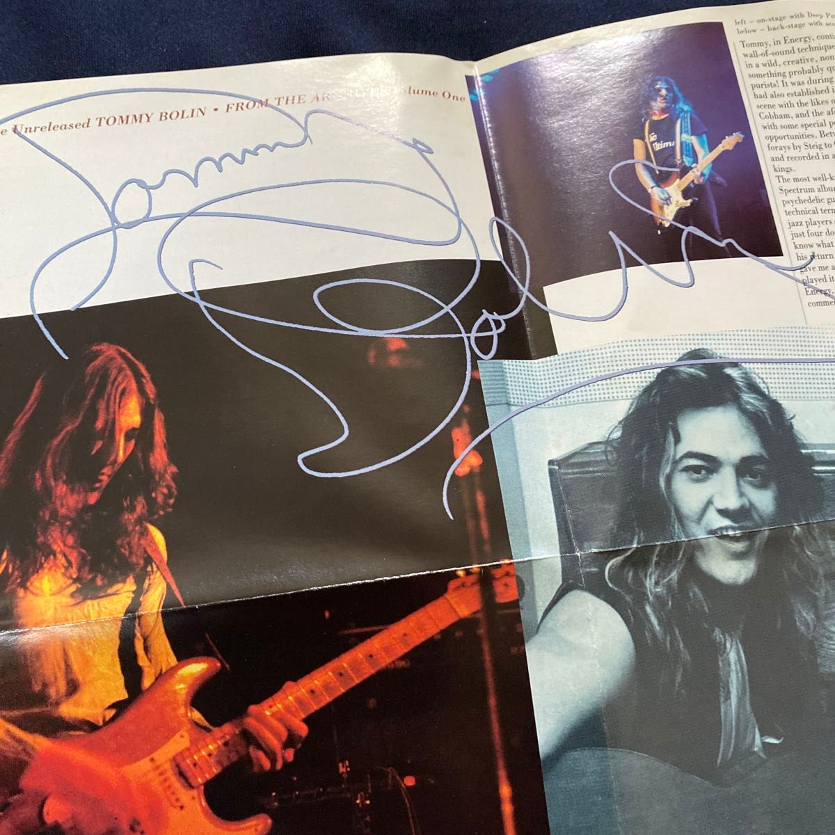 トミーボーリン TOMMY BOLIN FROM THE ARCHIVES VOL.1