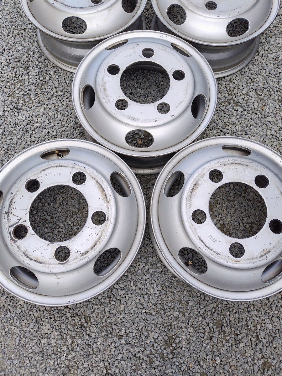 TOPY TFAC 16×5.5J 5H 6本セット 売り切り デュトロ、ダイナ、トヨエース等の画像2