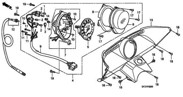 TA03 純正 スピード メーターギヤー 送料250円～ ジャイロ キャノピー TA02 メーターギア コマ GYRO Canopy スピードメーターギヤ .gag_TA03　F-2　メーター