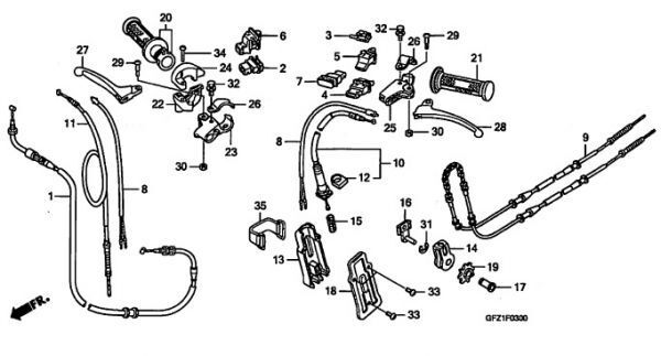 TA03 純正 キーセット 新品 メインキー 送料550円～ ジャイロキャノピー TC508 キーシリンダー 4サイクル シートロック 鍵2個 4st .gfz.0_TA03　F-3　レバー　ケーブル