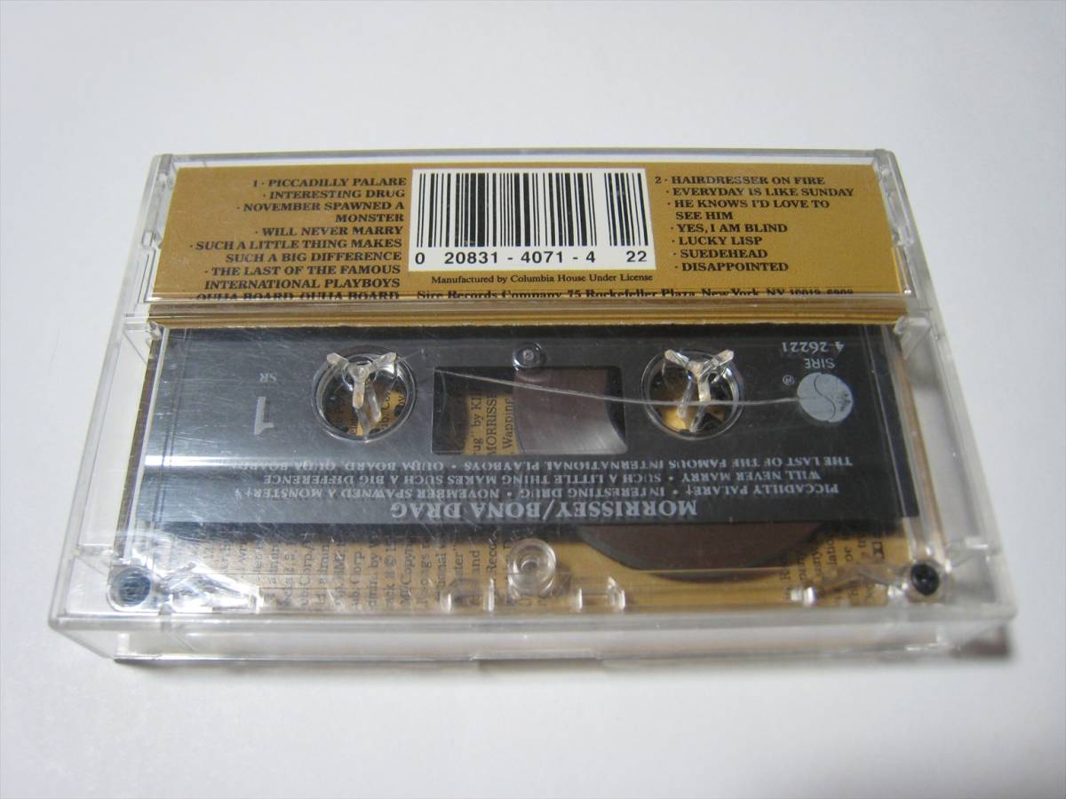 【カセットテープ】 MORRISSEY / BONA DRAG US版 モリッシー ボナ・ドラッグ THE SMITHS 関連の画像2