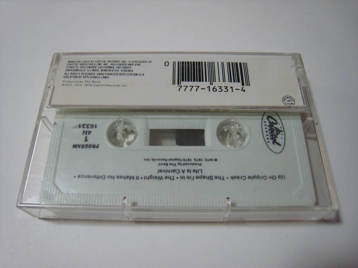 [ cassette tape ] THE BAND / THE BEST OF THE BAND US version The * band trajectory 