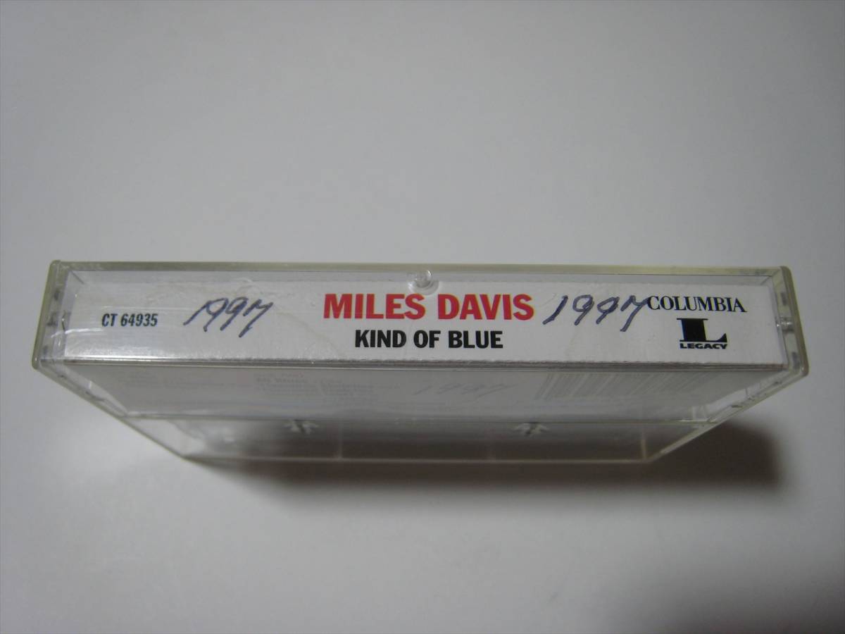 【カセットテープ】 MILES DAVIS / KIND OF BLUE US版 マイルス・デイビス カインド・オブ・ブルー_画像3
