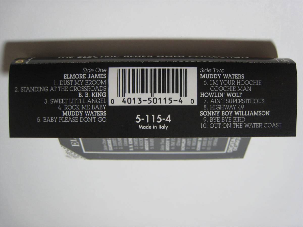 【カセットテープ】 V.A. (ELMORE JAMES, B.B. KING, MUDDY WATERS, HOWLIN' WOLF 他) / THE ELECTRIC BLUES GOLD COLLECTION イタリア版_画像5