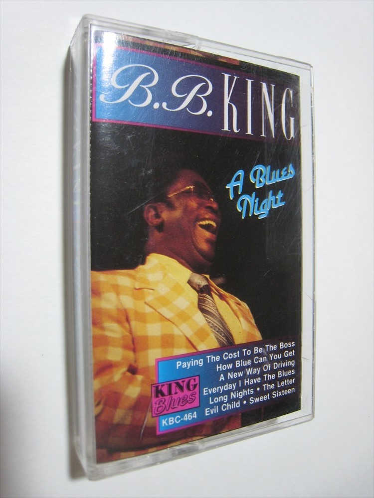 【カセットテープ】 B.B. KING / A BLUES NIGHT US版 Ｂ・Ｂ・キング_画像1