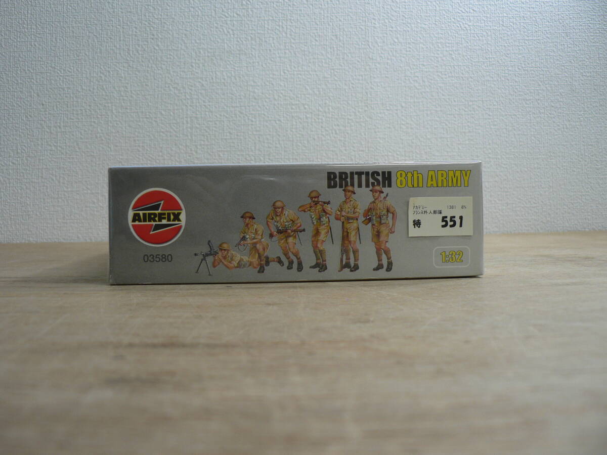 BBP581 未組立 未開封 プラモデル AIRFIX エアフィックス 1/32 BRITISH 8th ARMY イギリス 第8軍歩兵_画像5