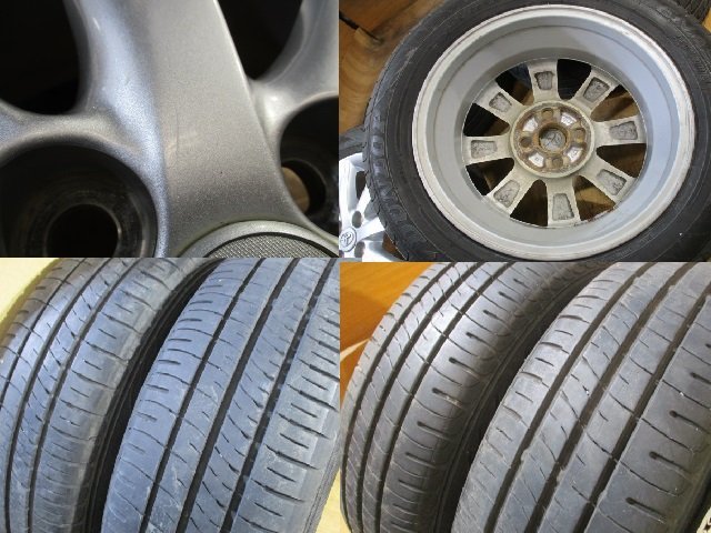 トヨタ アクア 純正 ホイール タイヤ 4本 4H-100 15インチ 175/65R15 ダンロップ エナセーブ 2021年/2020年 ヤリス ヴィッツ フィールダー_画像8