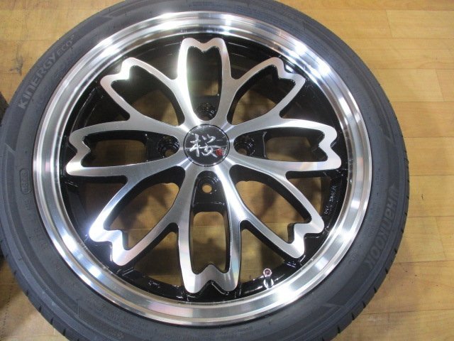 軽四 R-PRIDE 和道 桜 ホイール タイヤ 新品 4本セット 16インチ 165/50R16 ハンコック 2023年 ウェイク ラパン コペン キャンバス N-WGN_画像4