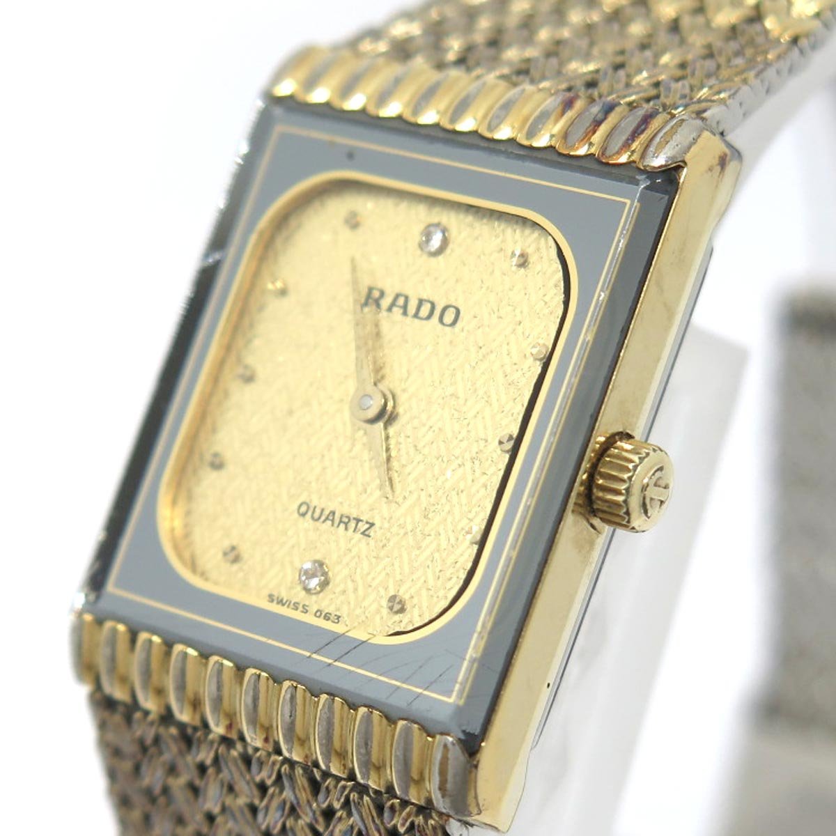 1円 ry RADO ラドー レディース QZ クオーツ 腕時計 133.3515.2【時計】【中古】_画像3