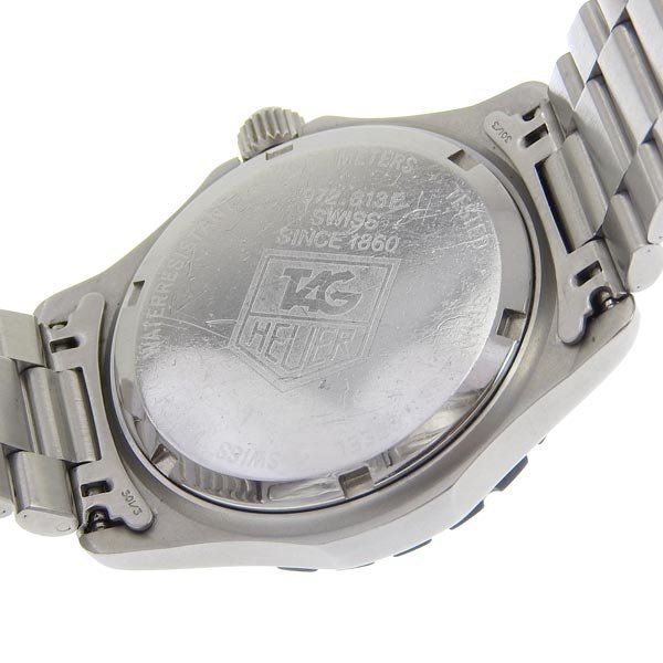 1円 gg TAG Heuer タグホイヤー プロ メンズ クォーツ 腕時計 ネイビー文字盤 972.613B_画像4