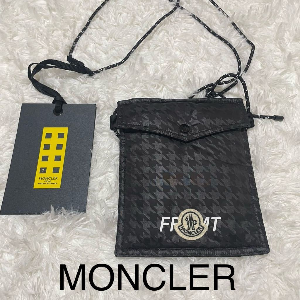 【新品】MONCLER X FRGMT ショルダー バッグ スマホバッグ ブラック