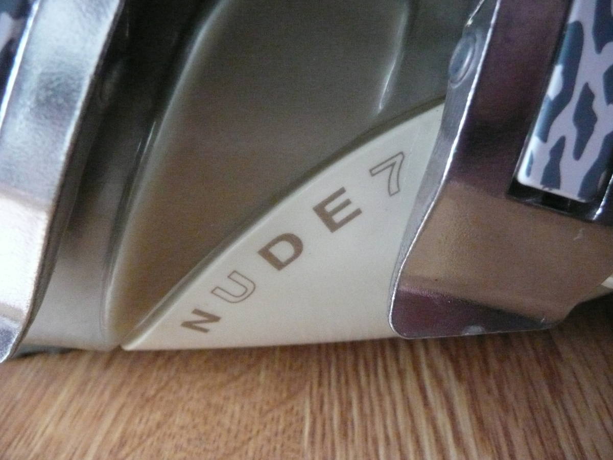NAVI NUDE ナビヌード Extreme NUDE7 極上 レディース24.5cm スキーブーツ スキー靴 ソール長287mm クリーム/金 初～中級 freeライド _画像9