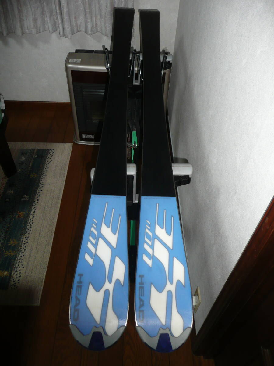 HEAD ヘッド XENON intelligence-XI 5.0 良品 ロッカースキー板 158cm 青/白 116-70/102mm R12.3M ビンHEAD-RF11 初中上級 オールマウント