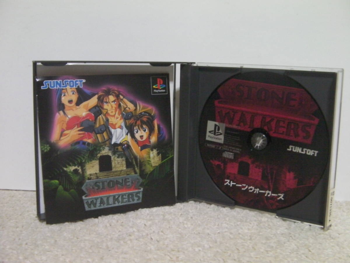 ■■ 即決!! PS ストーンウォーカーズ（帯・ハガキ・チラシ付き）Stone Walkers／プレステ1 PlayStation■■_画像2