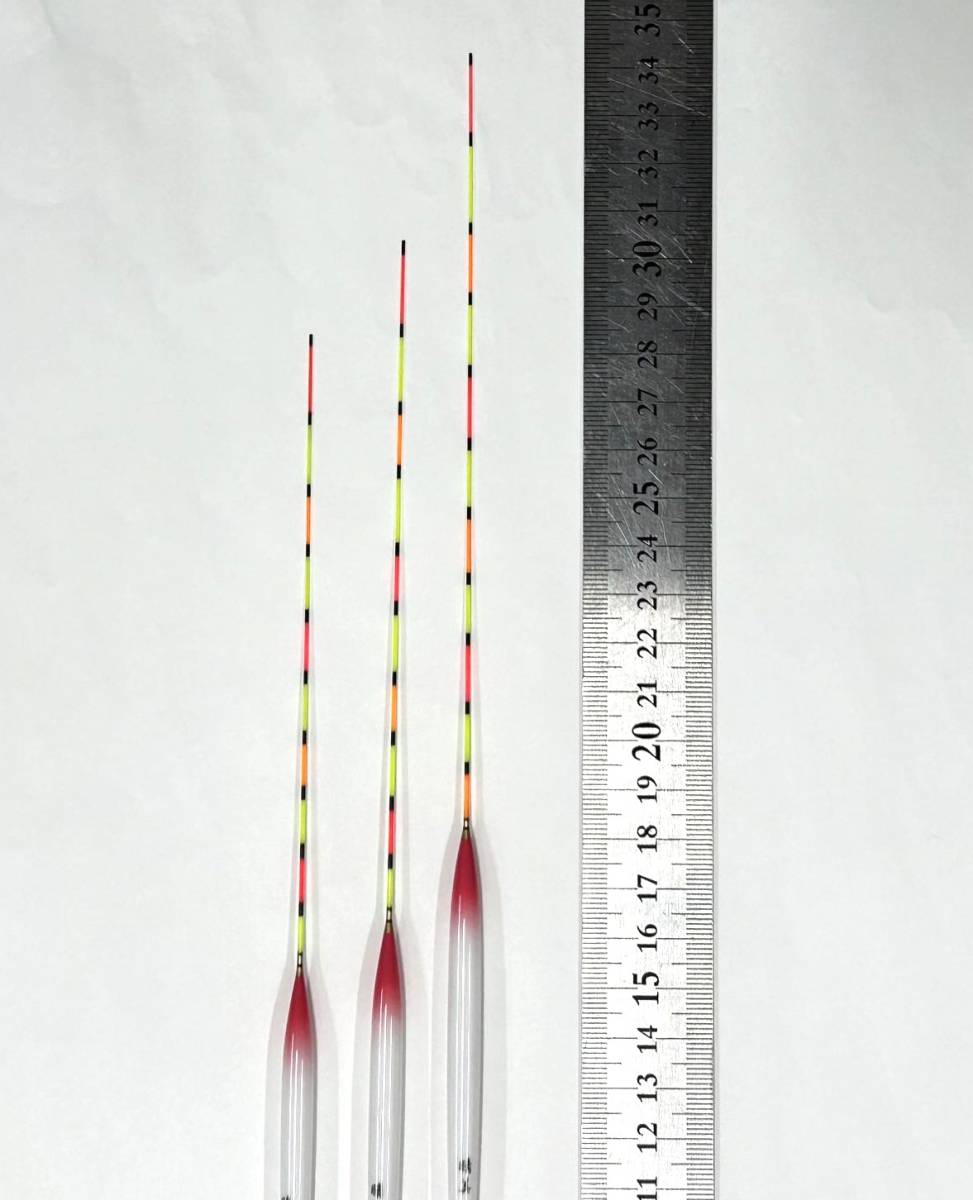 訳あり ヘラウキ へら浮き ウキ ムクトップ　28～34cm 3本セット hrm568wk _画像3
