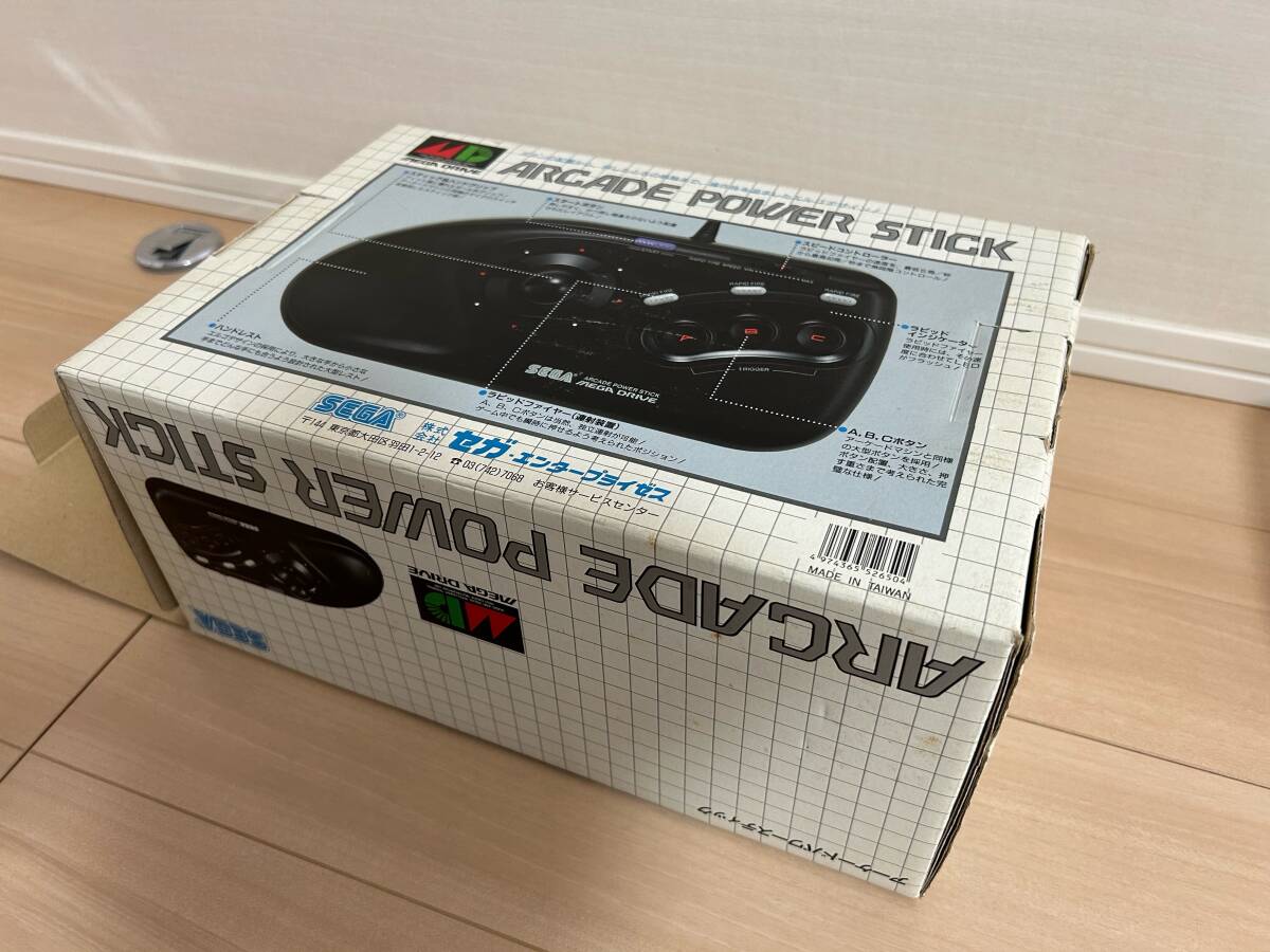 SEGA セガ ARCADE POWER STICK アーケードパワースティック HAA-2650 MEGA DRIVE メガドライブ 動作未確認 ジャンク◆20552_画像6