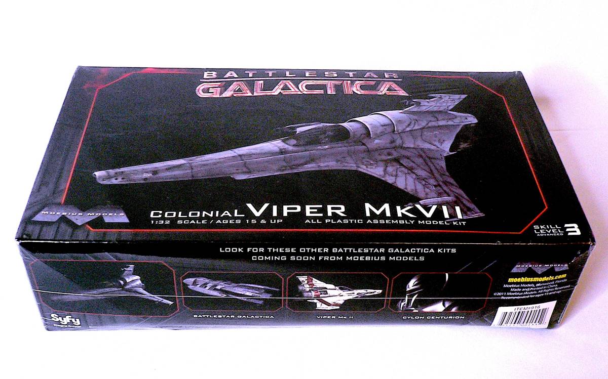 Moebius メビウスモデル 1/32 コロニアル・ヴァイパー Mk VII Battlestar Galactica バトルスターギャラクティカ プラモデル 未開封 未使用_画像2