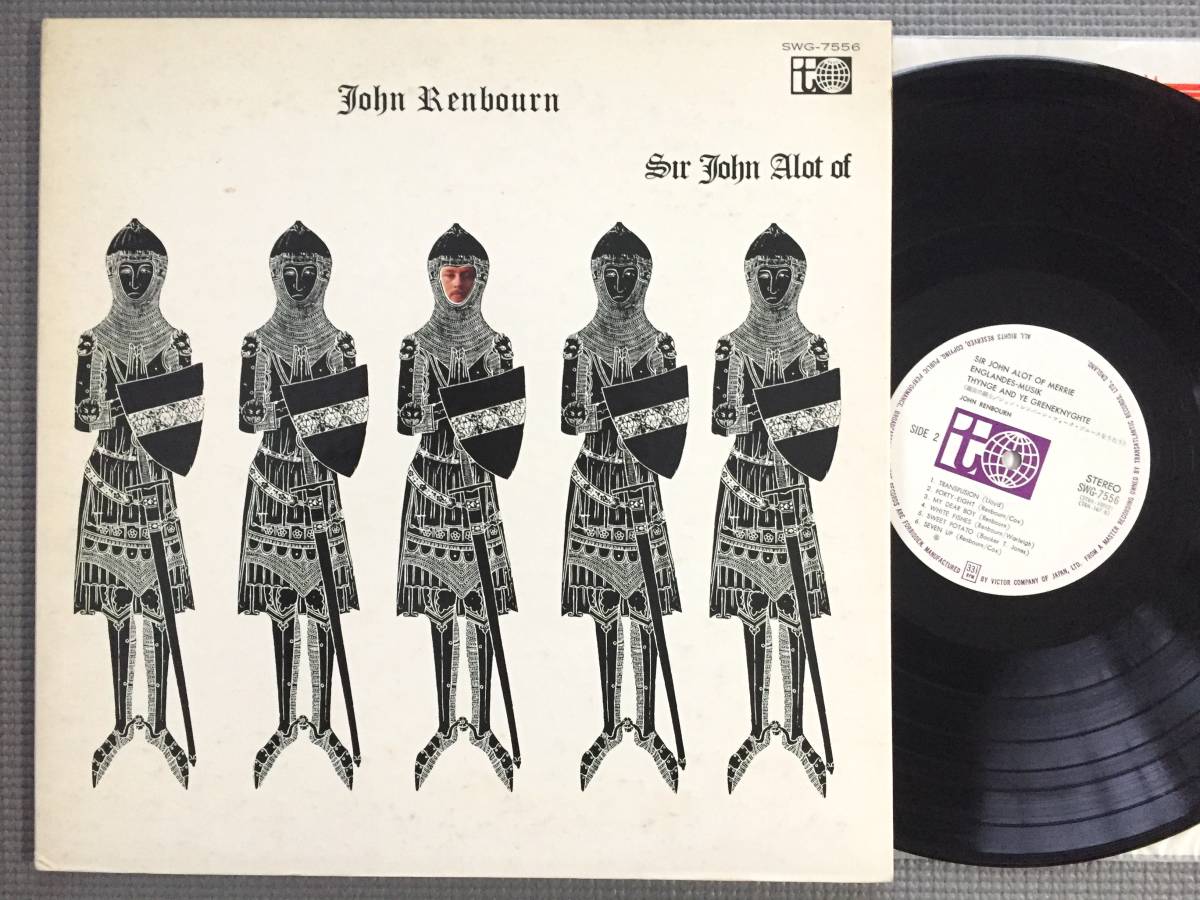 ジョン・レンバーン 鐵面の騎士 日本初回ビクター盤LP 見開きジャケ＋楽譜 JOHN RENBOURN ジョン・レンボーン SSW PENTANGLE_画像1