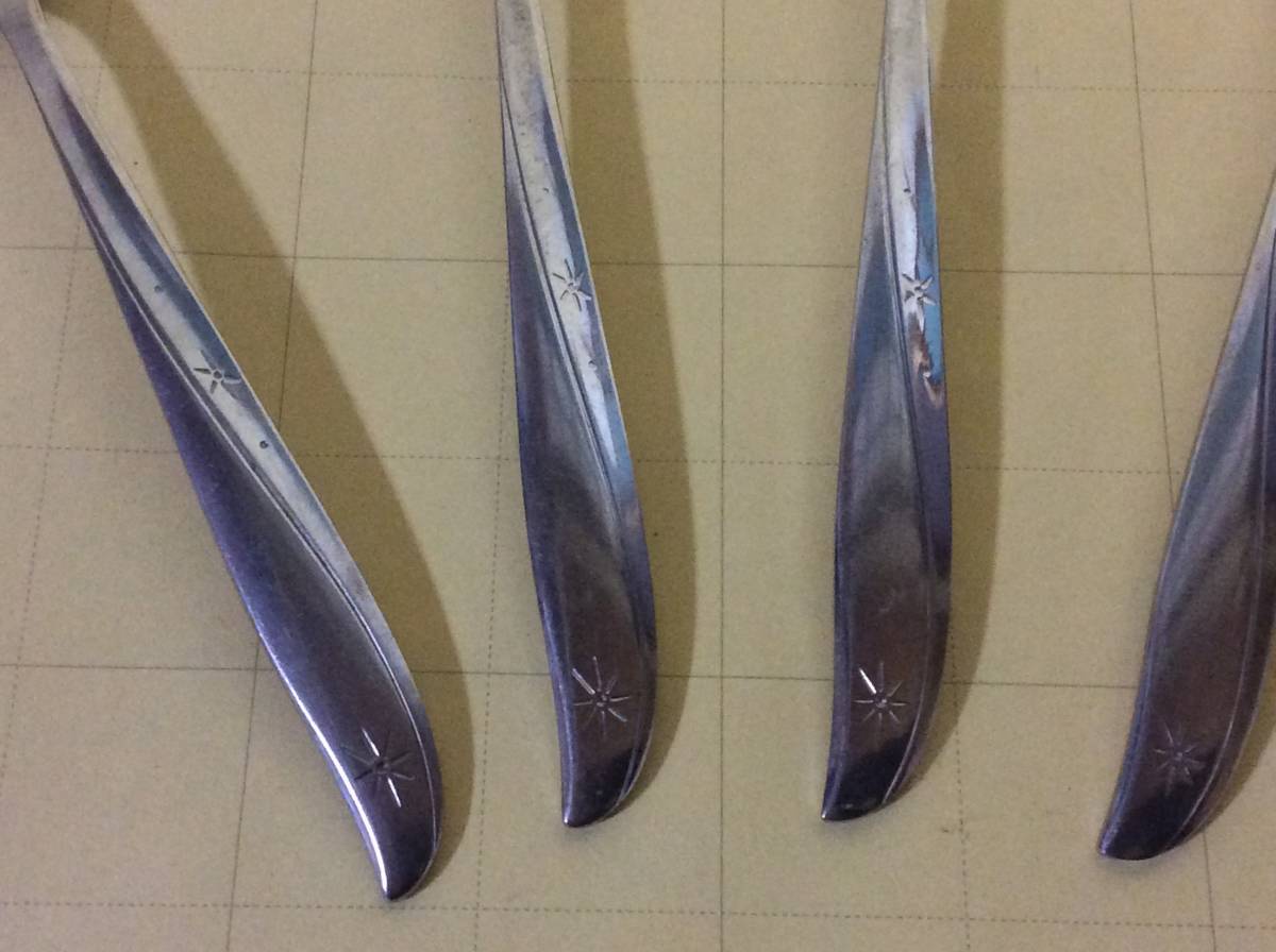 [ cheap /Mid-flatware/C020/ ONEIDA/Twin Star]onea Ida /tsu Insta -/tina- Fork 6 pcs set /Ex/ Mid-century / atomic 