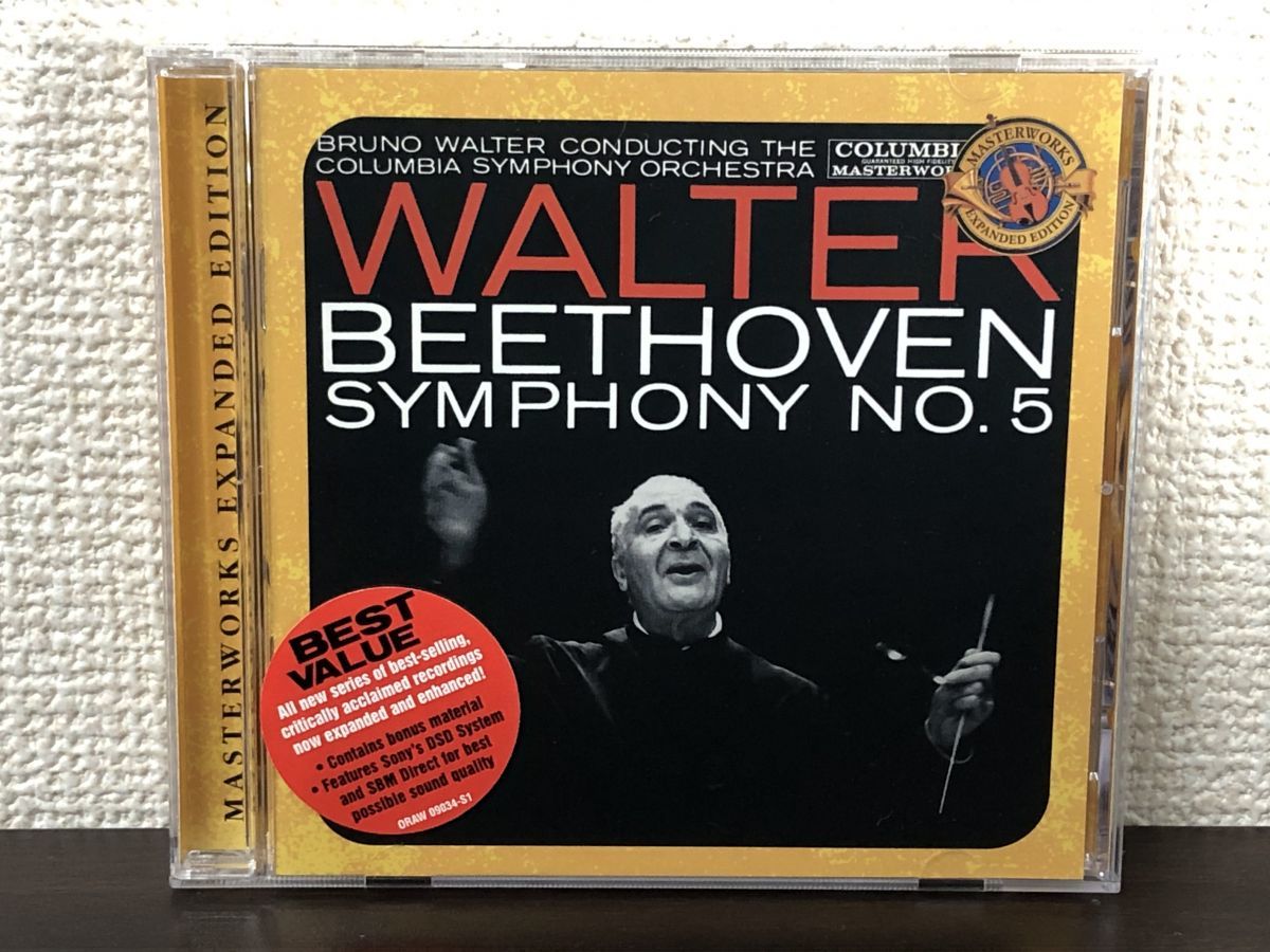 WALTER Beethoven Symphony5　ベートーヴェン交響曲第5番　ブルーノ・ワルター/コロンビア交響楽団【CD】_画像1