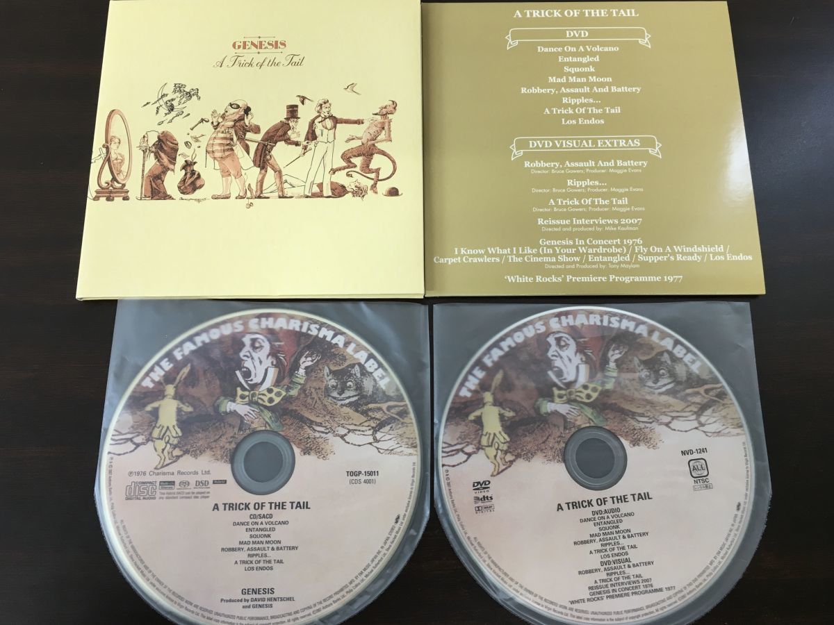 ジェネシス／ トリック・オブ・ザ・テイル GENESIS／ A TRICK OF THE TAIL（CD・DVD2枚揃）【Hybrid SACD/DVD】_画像2