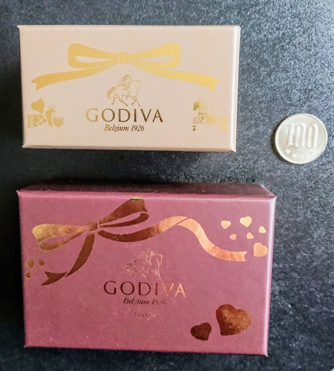 ■GODIVA ゴディバ 空箱 × 大小２箱