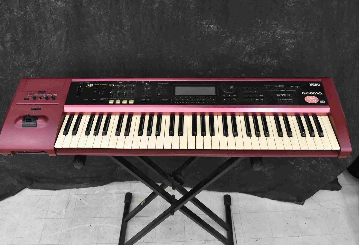 F☆KORG コルグ キーボード シンセサイザー ワークステーション KARMA ☆現状品☆_画像2