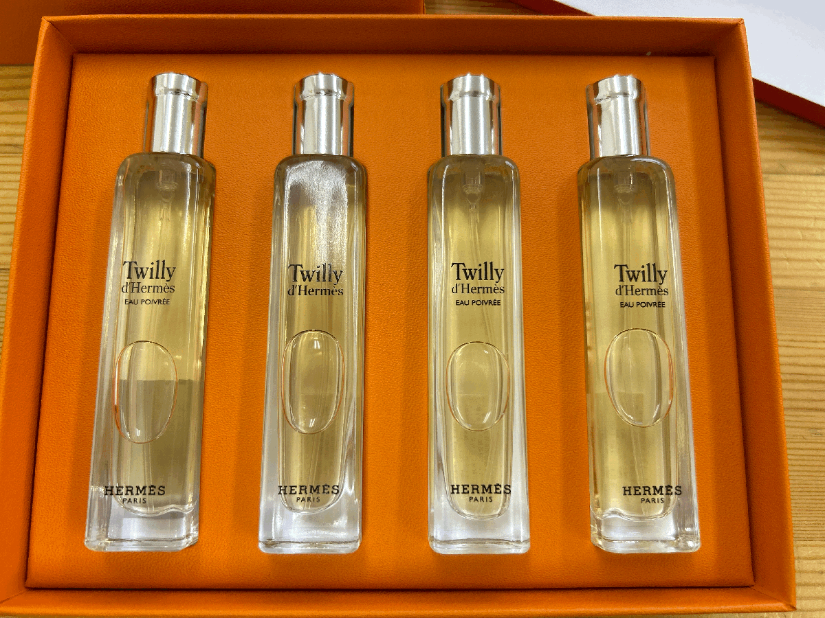 1円スタート 未使用 エルメス HERMES 15ml×4点 セット ツイリードゥエルメス_画像3