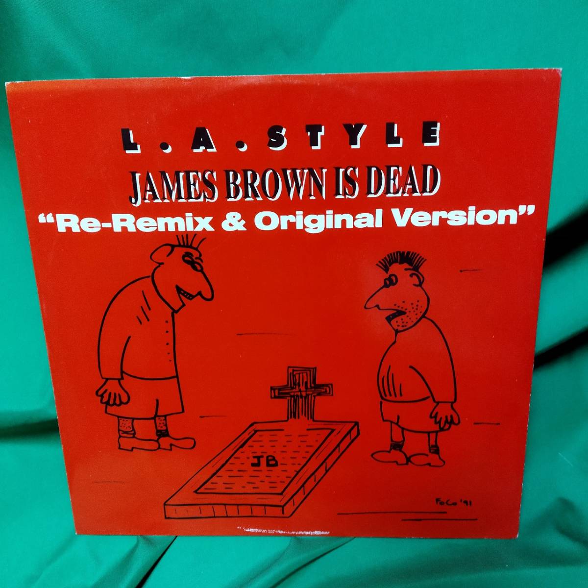 12' レコード L.A. Style - James Brown Is Dead (Re-Remix & Original Version)_画像1