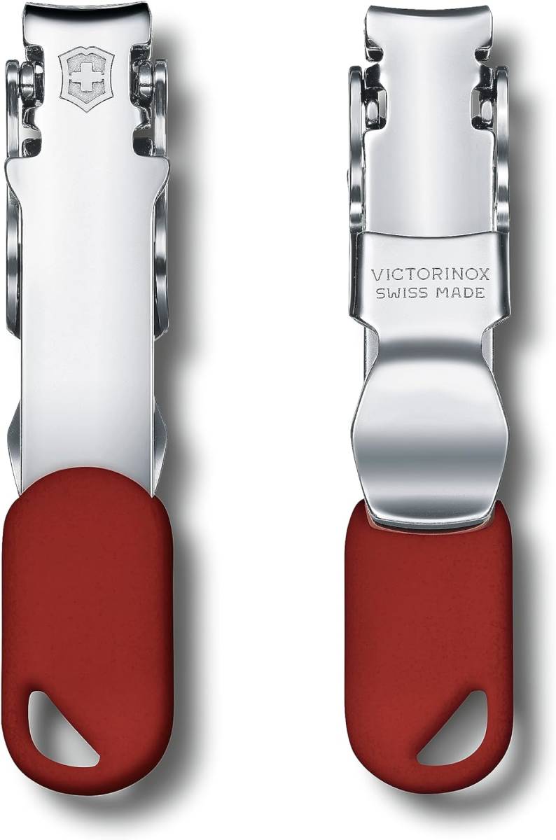 VICTORINOX( Victorinox ) nails Clipper red nail clippers .... sharpness ... Switzerland made stainless steel navy blue Park 