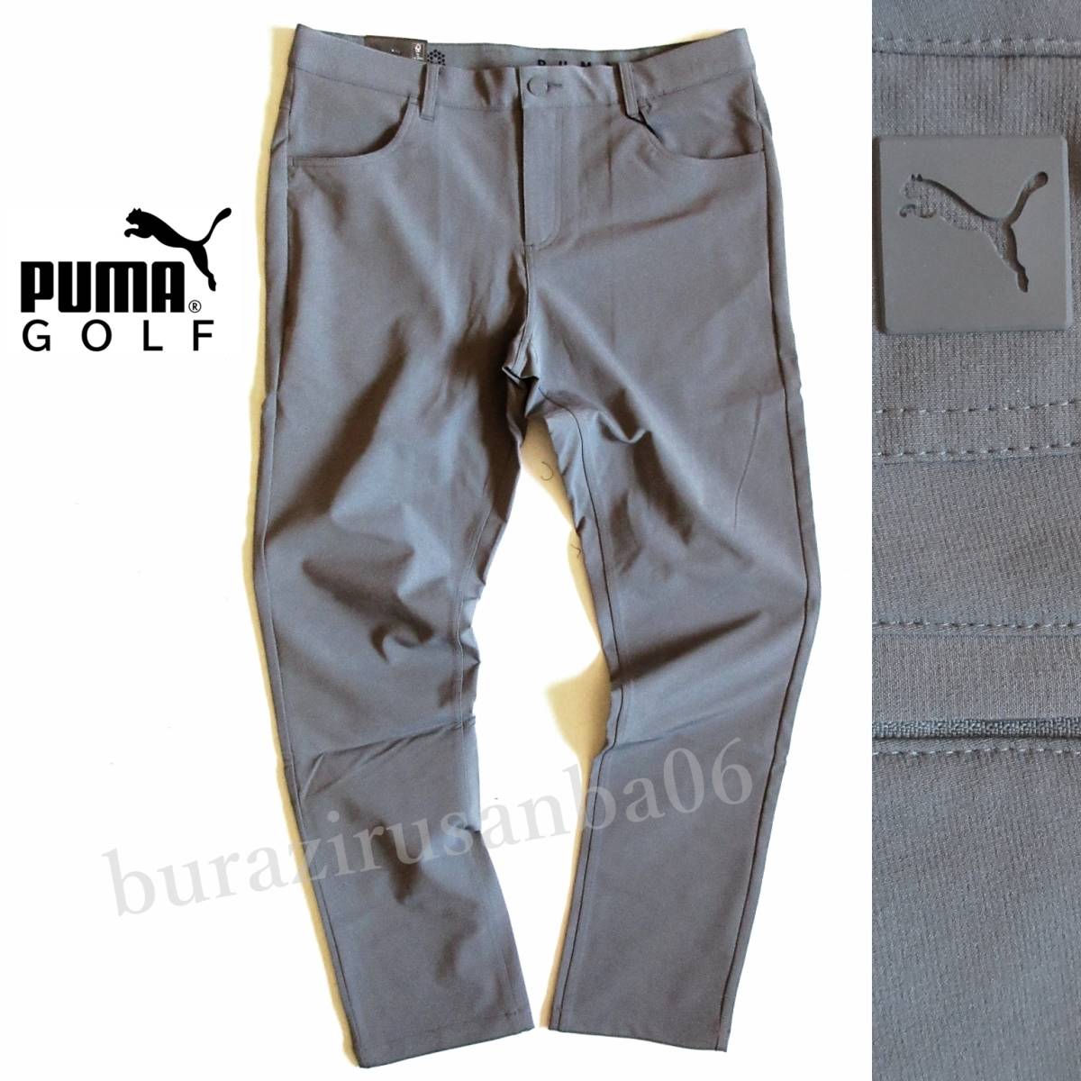 メンズ M ウエスト78cm◆未使用 プーマ PUMA GOLF 裏起毛 ストレッチ ゴルフパンツ スラックス ゴルフ ロングパンツ 533190_画像1