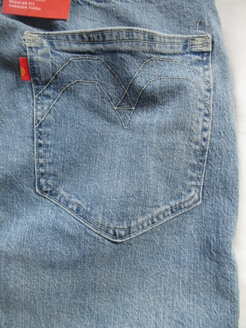 W32 未使用 定価13,200円 リーバイス レッド Levi's Red 502 テーパード デニムパンツ ジーンズ 程よいストレッチ 涼しげライトブルー_画像8