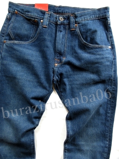 W30 未使用 定価14,300円 LEVI'S RED リーバイス レッド 502 TAPER ストレッチ テーパード デニムパンツ ジーンズ メンズ A26870001 _画像2