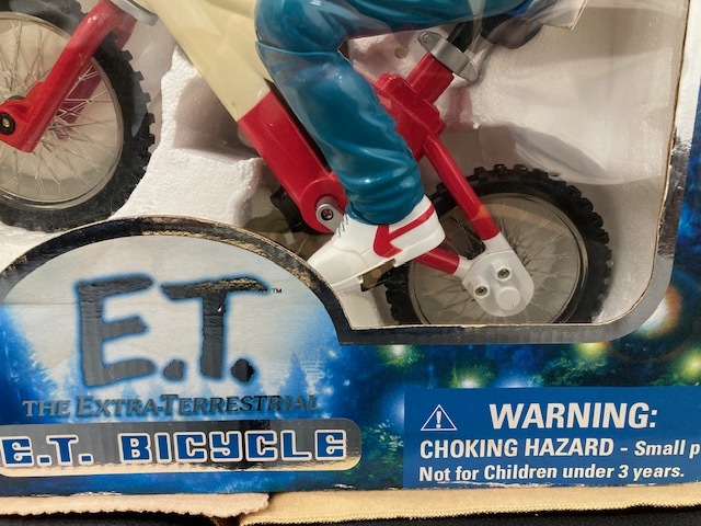 4553* TOYSЯUS トイザらス E.T. ラジコン E.T BICYCLE E.T.とエリオットの自転車 玩具 限定 フィギュア ケース付 現状品_画像7