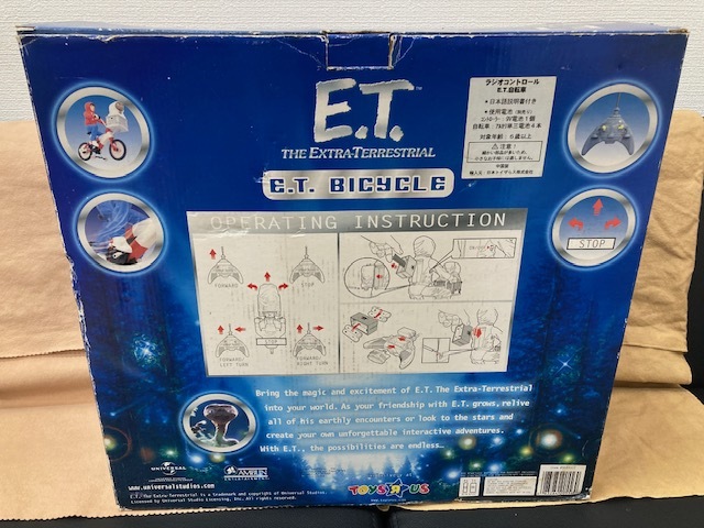 4553* TOYSЯUS トイザらス E.T. ラジコン E.T BICYCLE E.T.とエリオットの自転車 玩具 限定 フィギュア ケース付 現状品_画像2