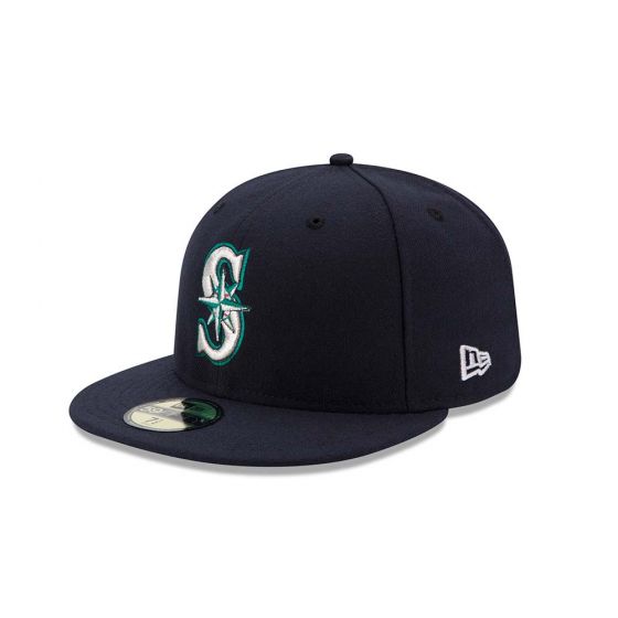 送料無料 「7.1/8」 新品 Newera ニューエラ オーセンティック 59FIFTY 公式モデル シアトル マリナーズ 紺 USA正規品 GAME イチロー