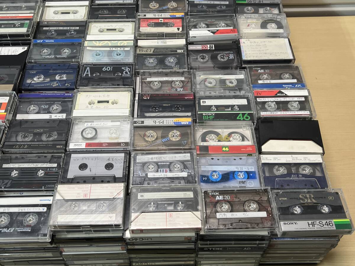 カセットテープ ９２７本　メタル・ハイポジ多数　SONY　TDK　Maxell　アクシア　ナガオカ　ミュージックテープ・カラオケテープもあり_画像10
